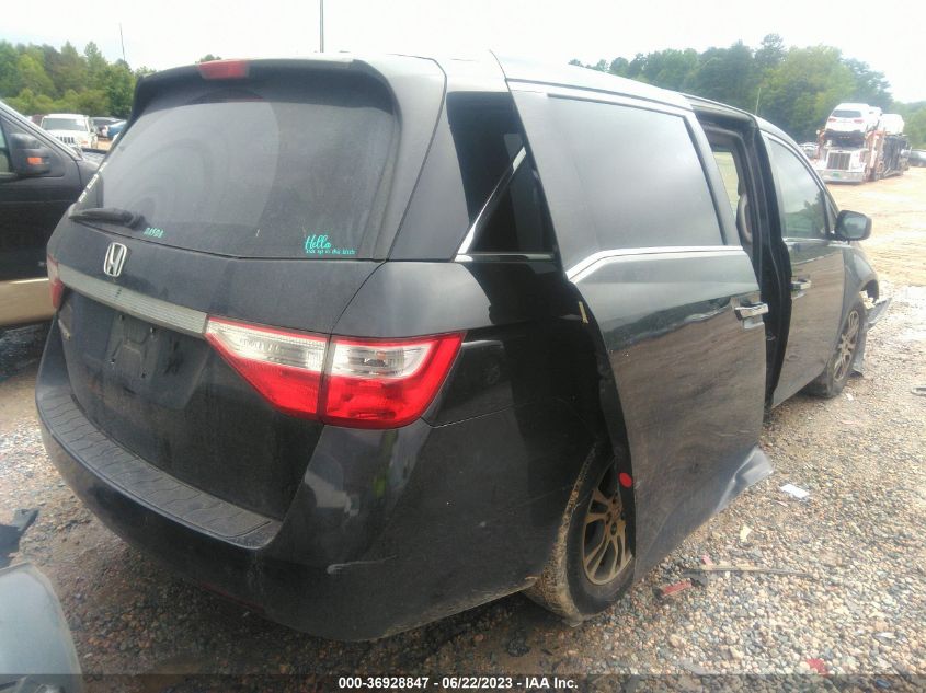 VIN 5FNRL5H68DB014966 2013 HONDA ODYSSEY no.4