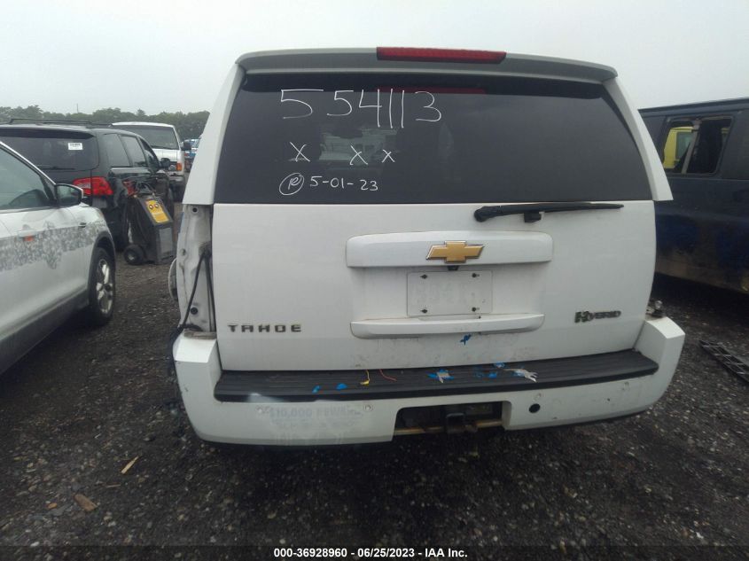 2013 CHEVROLET TAHOE HYBRID 1GNSKDEJ5DR341477