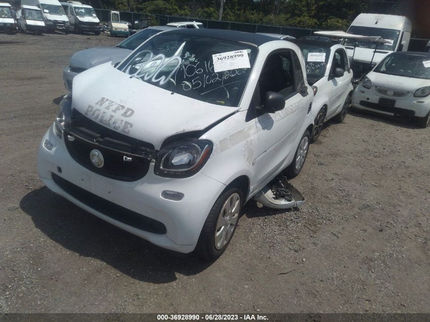 2016 SMART FORTWO PASSION/PURE/PRIME/PROXY - WMEFJ5DA6GK104483