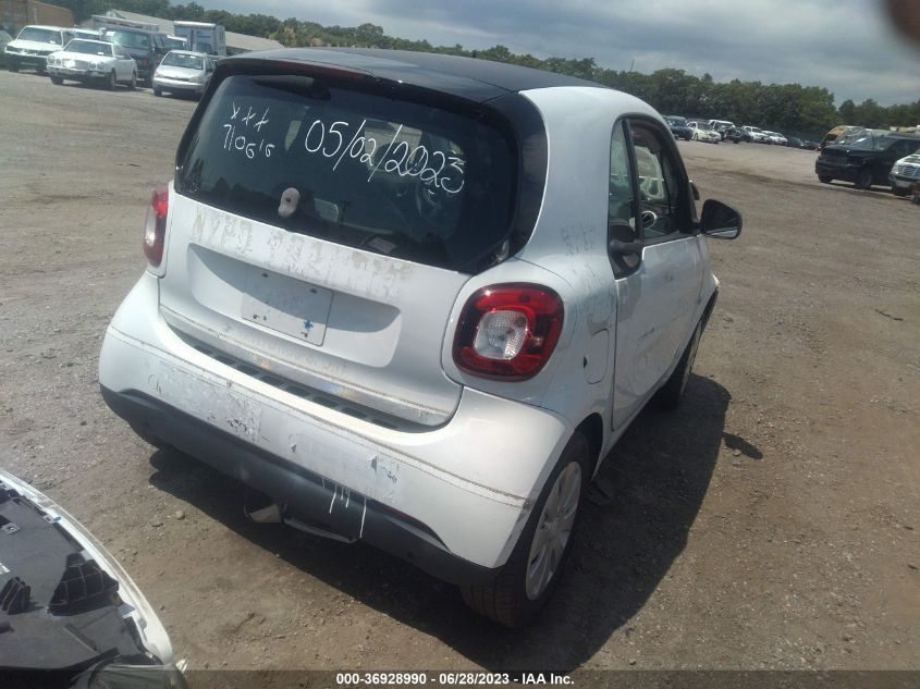 2016 SMART FORTWO PASSION/PURE/PRIME/PROXY - WMEFJ5DA6GK104483