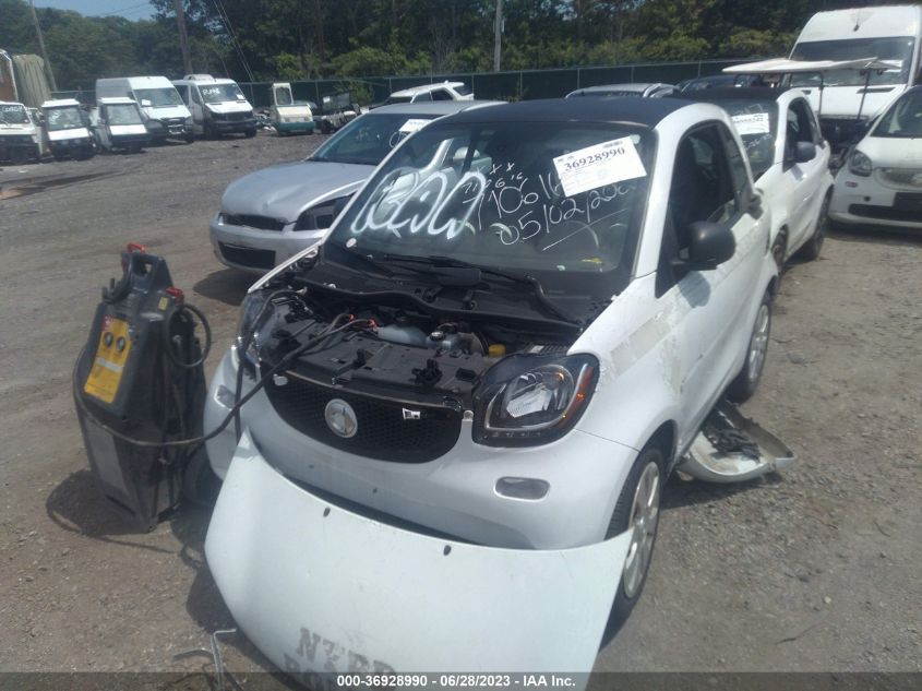2016 SMART FORTWO PASSION/PURE/PRIME/PROXY - WMEFJ5DA6GK104483