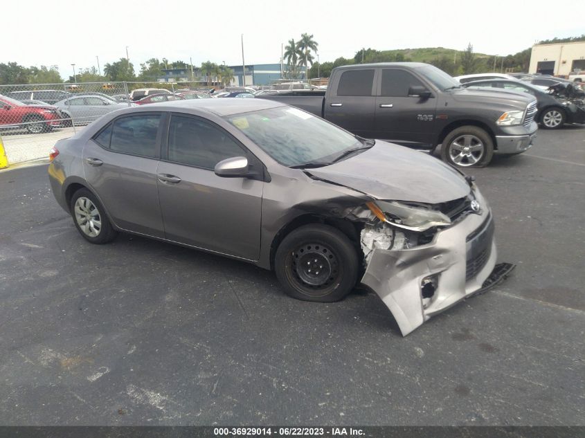 2016 TOYOTA COROLLA L/LE/S/S PLUS/LE PLUS - 2T1BURHE5GC527968