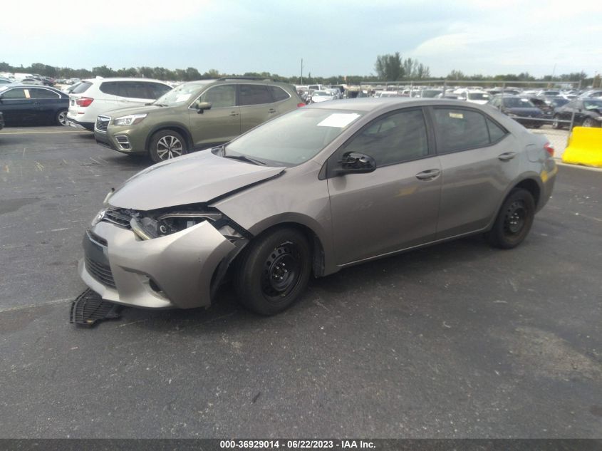 2016 TOYOTA COROLLA L/LE/S/S PLUS/LE PLUS - 2T1BURHE5GC527968