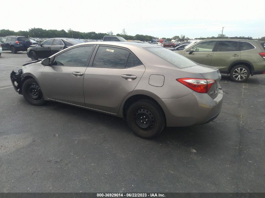 2016 TOYOTA COROLLA L/LE/S/S PLUS/LE PLUS - 2T1BURHE5GC527968