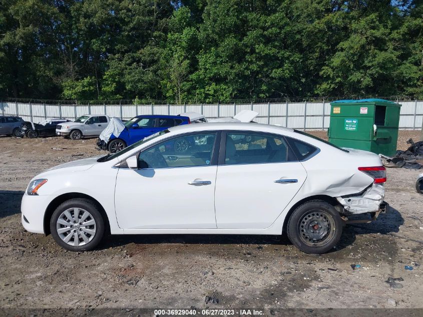 2015 NISSAN SENTRA SV - 3N1AB7AP7FY342498