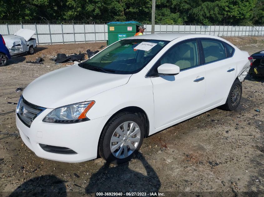 2015 NISSAN SENTRA SV - 3N1AB7AP7FY342498