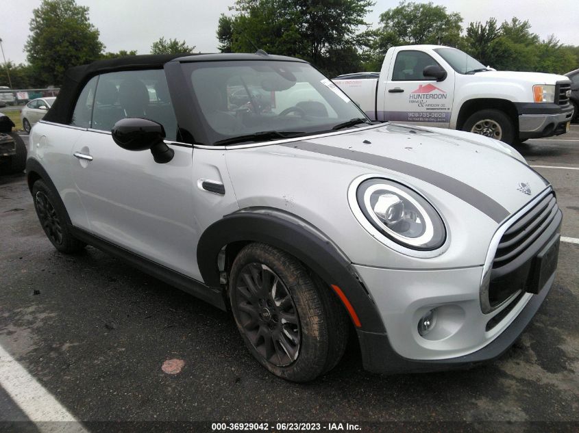 2020 MINI CONVERTIBLE COOPER - WMWWJ3C0XL3L28319