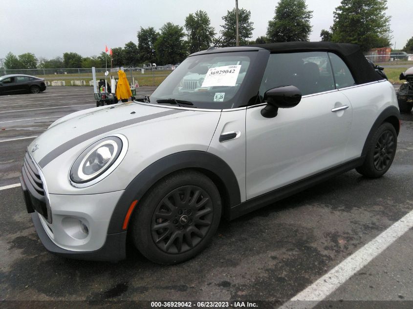 2020 MINI CONVERTIBLE COOPER - WMWWJ3C0XL3L28319