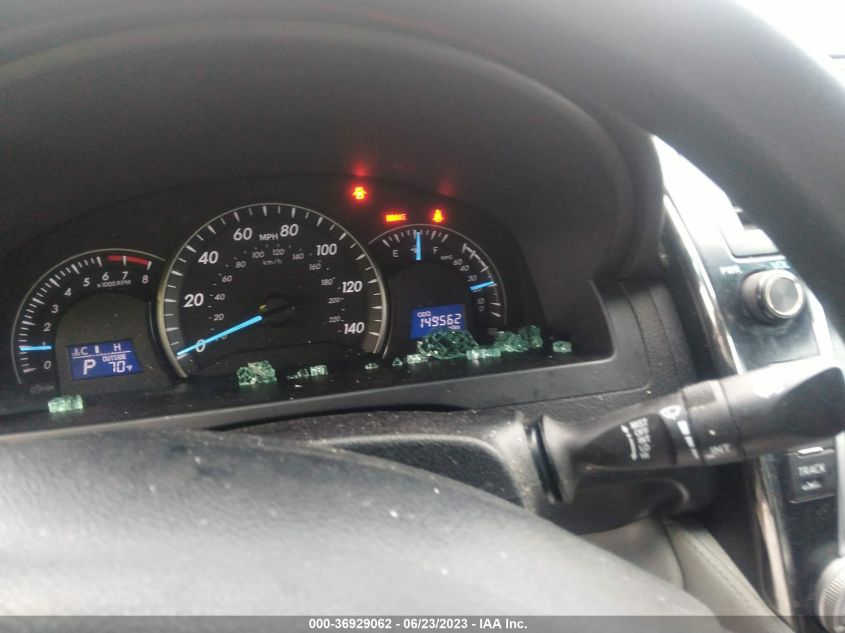 2013 TOYOTA CAMRY L/LE/SE/XLE - 4T4BF1FK5DR324115