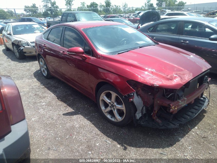 2016 FORD FUSION SE - 3FA6P0H72GR300176