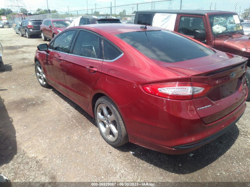 2016 FORD FUSION SE - 3FA6P0H72GR300176