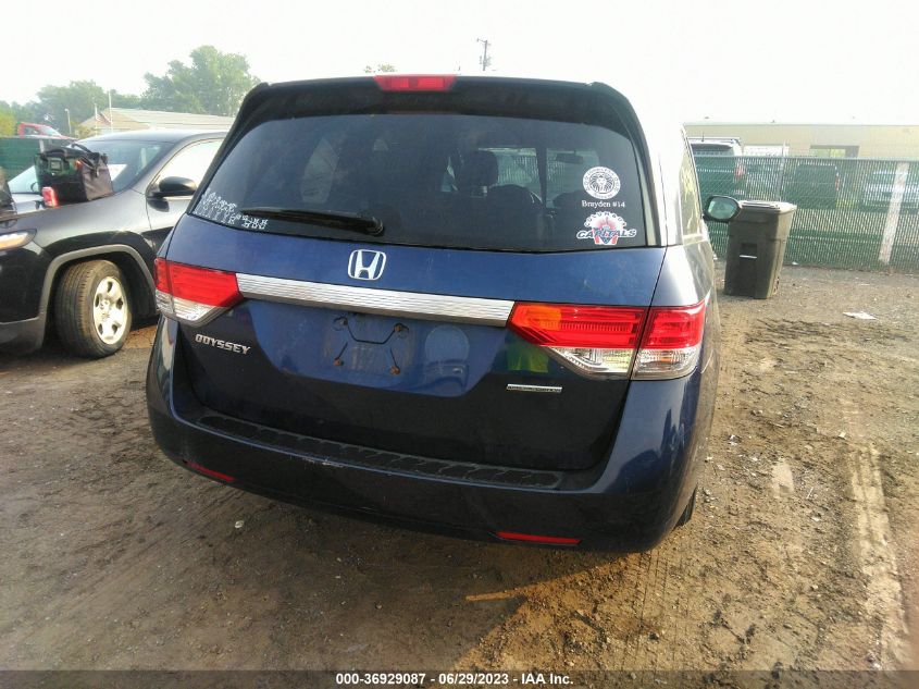 2016 HONDA ODYSSEY SE - 5FNRL5H35GB059437