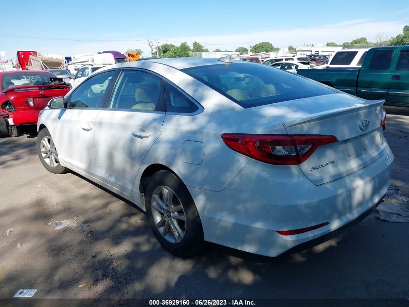 2017 HYUNDAI SONATA SE - 5NPE24AFXHH501115