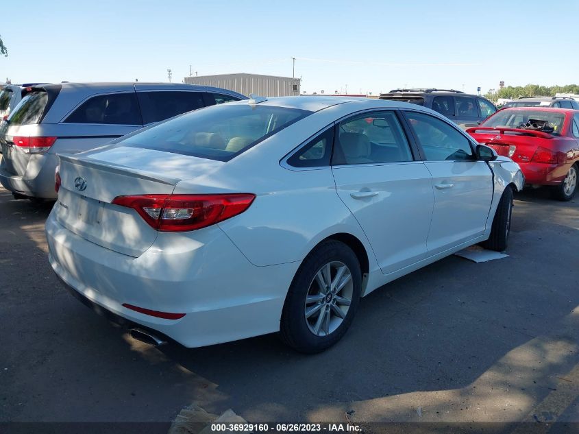 2017 HYUNDAI SONATA SE - 5NPE24AFXHH501115