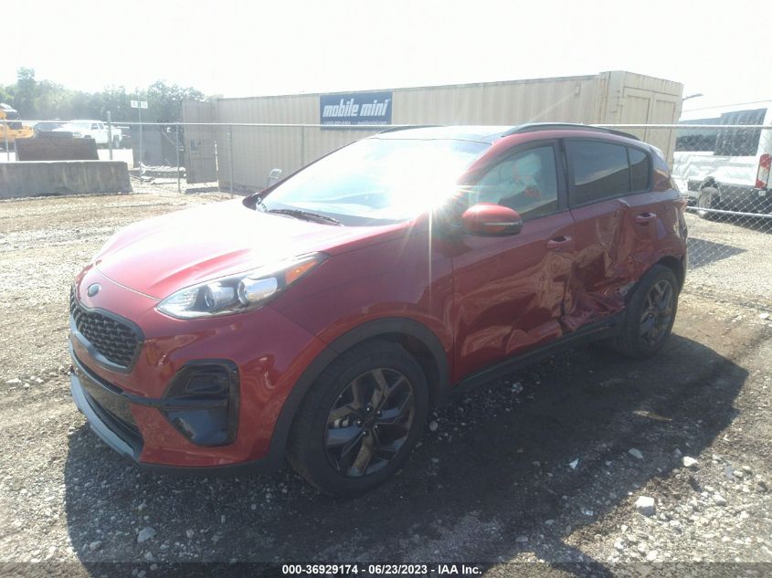 VIN KNDP63AC3M7935162 2021 KIA SPORTAGE no.2