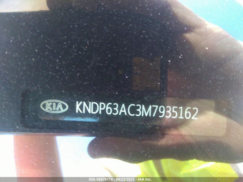 VIN KNDP63AC3M7935162 2021 KIA SPORTAGE no.9