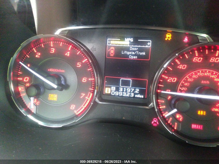2015 SUBARU WRX - JF1VA1A6XF9813996