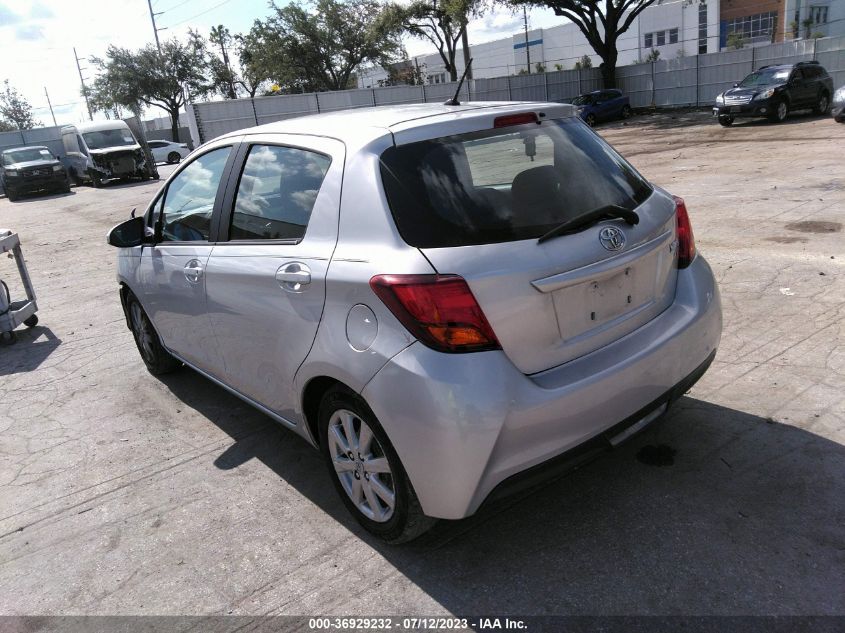 2015 TOYOTA YARIS L/SE/LE - VNKKTUD37FA015018