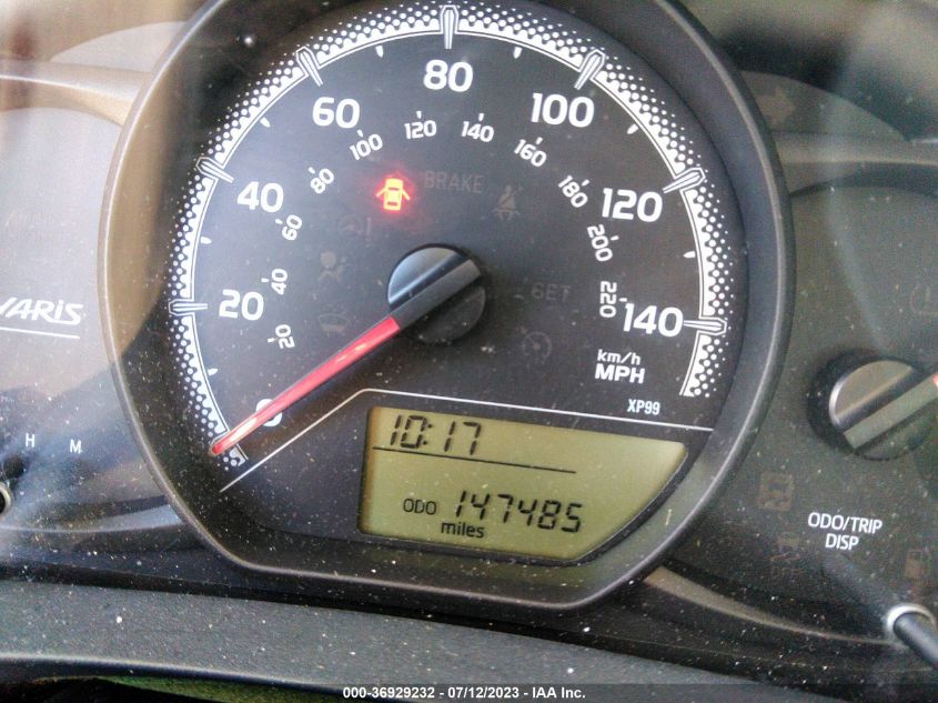 2015 TOYOTA YARIS L/SE/LE - VNKKTUD37FA015018