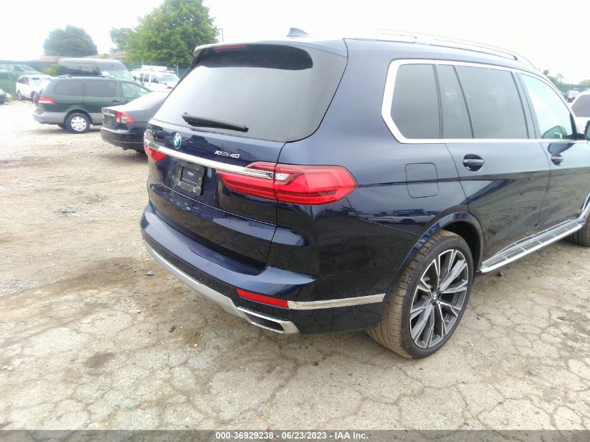 2020 BMW X7 XDRIVE40I - 5UXCW2C03L9B20086