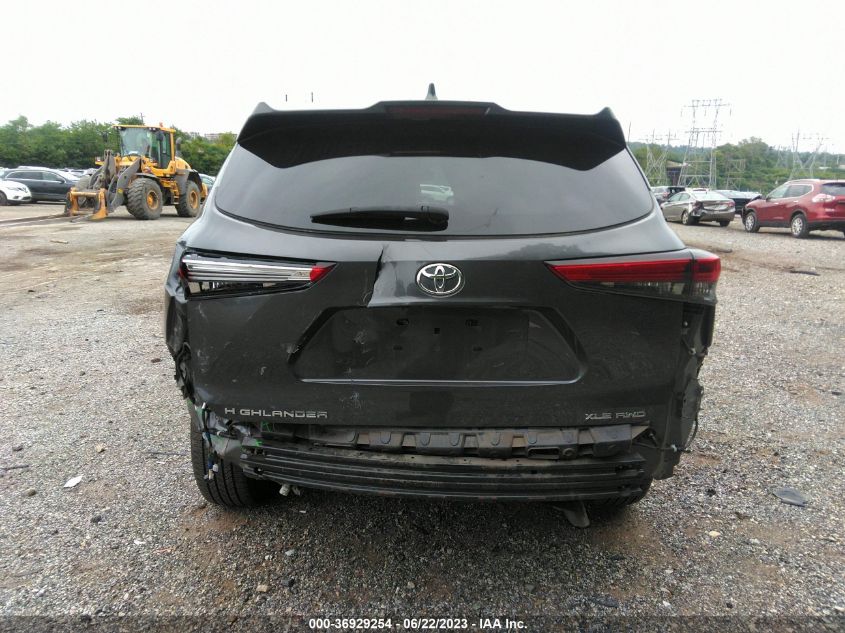 2020 TOYOTA HIGHLANDER XLE - 5TDGZRBH2LS011417