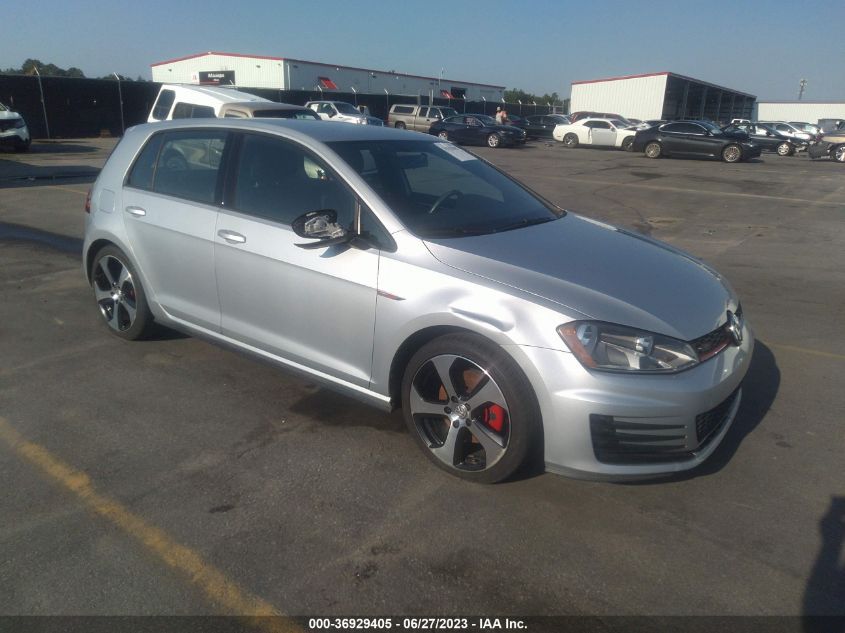 2015 VOLKSWAGEN GOLF GTI S - 3VW4T7AU9FM078573