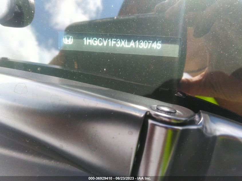 2020 HONDA ACCORD SEDAN SPORT - 1HGCV1F3XLA130745