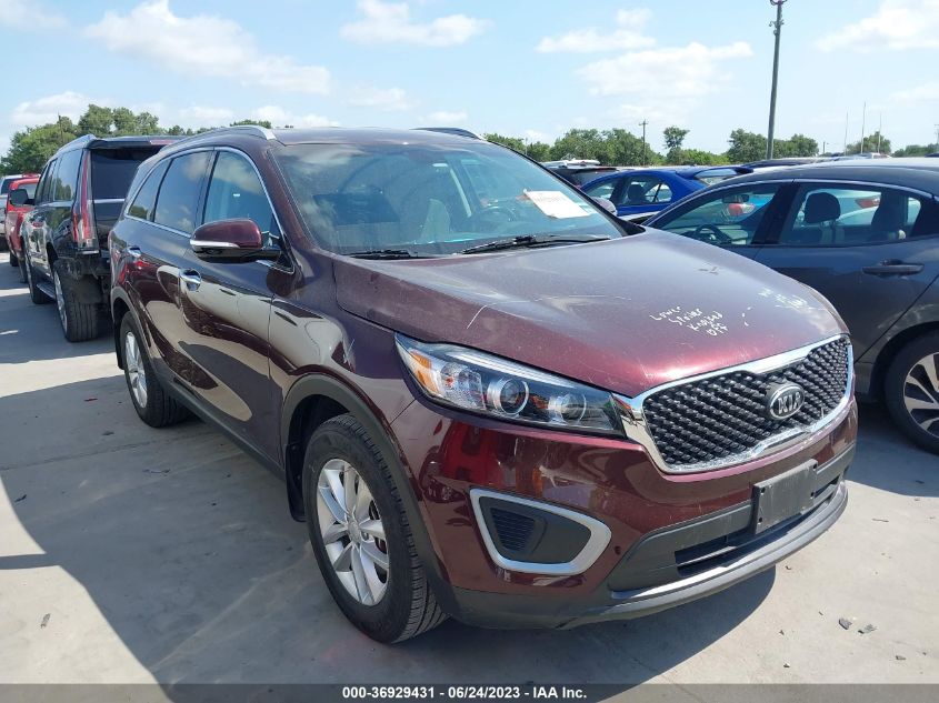 2018 KIA SORENTO LX - 5XYPG4A33JG414394