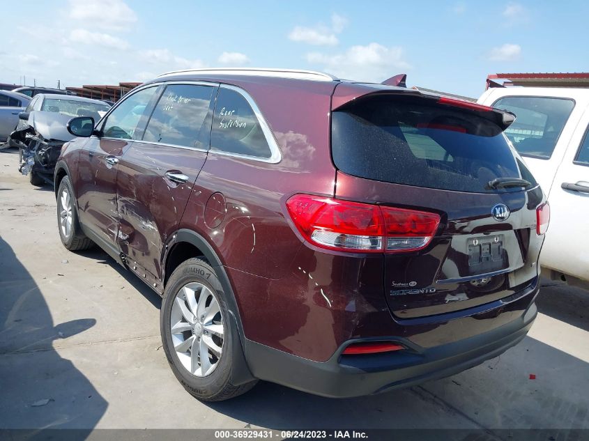 2018 KIA SORENTO LX - 5XYPG4A33JG414394