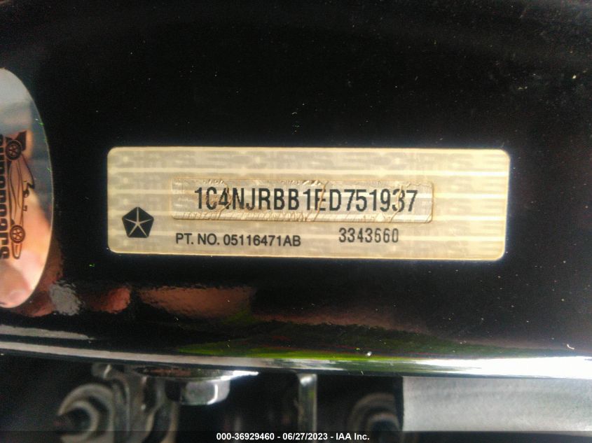 2014 JEEP PATRIOT SPORT - 1C4NJRBB1ED751937