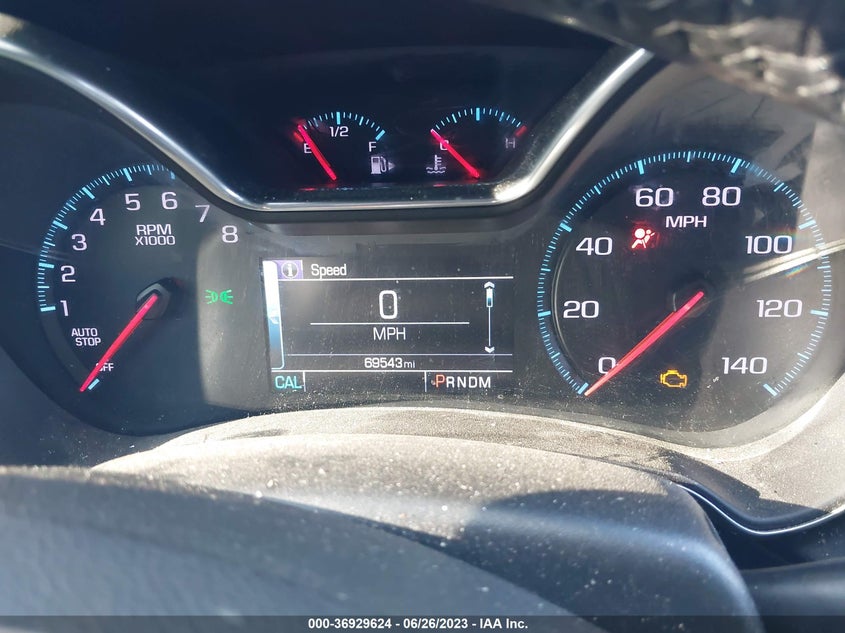 VIN 2G1105SA7H9121304 2017 CHEVROLET IMPALA LT