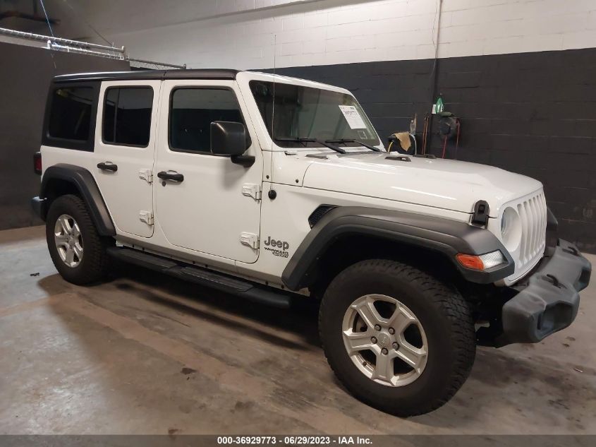 2019 JEEP WRANGLER UNLIMITED SPORT S - 1C4HJXDN6KW593152