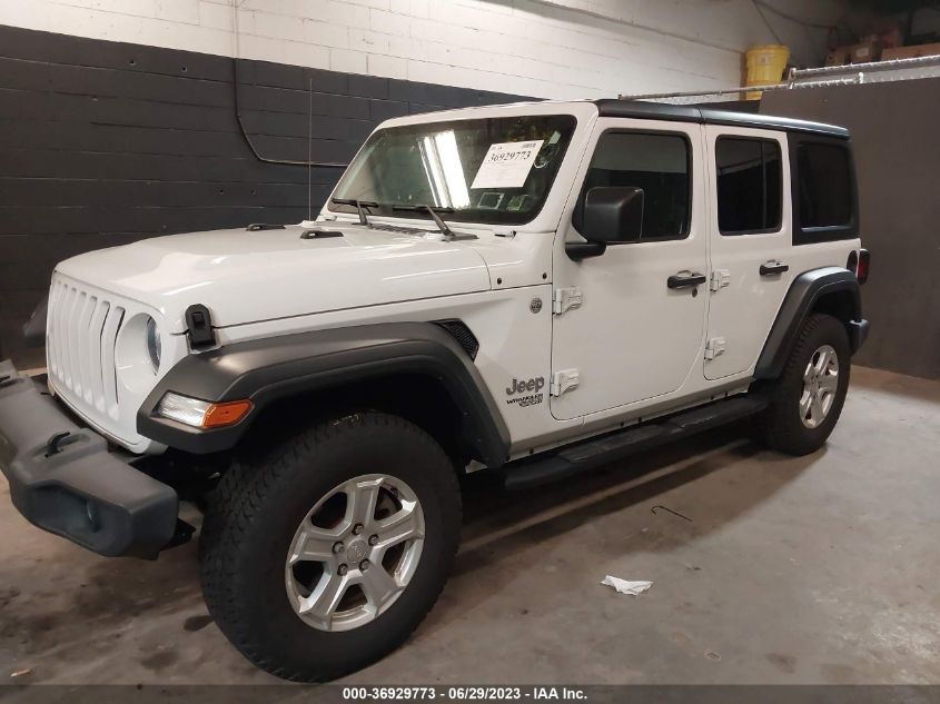 2019 JEEP WRANGLER UNLIMITED SPORT S - 1C4HJXDN6KW593152