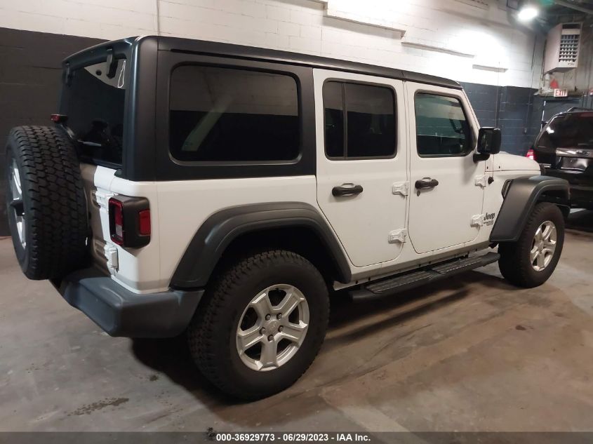 2019 JEEP WRANGLER UNLIMITED SPORT S - 1C4HJXDN6KW593152