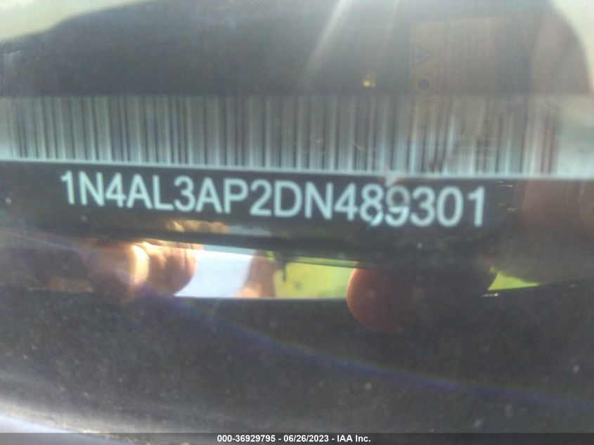 2013 NISSAN ALTIMA 2.5 SV - 1N4AL3AP2DN489301
