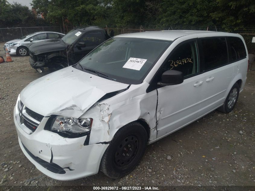 2014 DODGE GRAND CARAVAN SE - 2C4RDGBG7ER161926