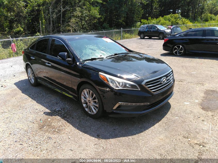 2015 HYUNDAI SONATA 2.4L LIMITED - 5NPE34AF8FH109664