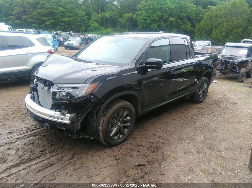 2023 HONDA RIDGELINE SPORT - 5FPYK3F16PB039502