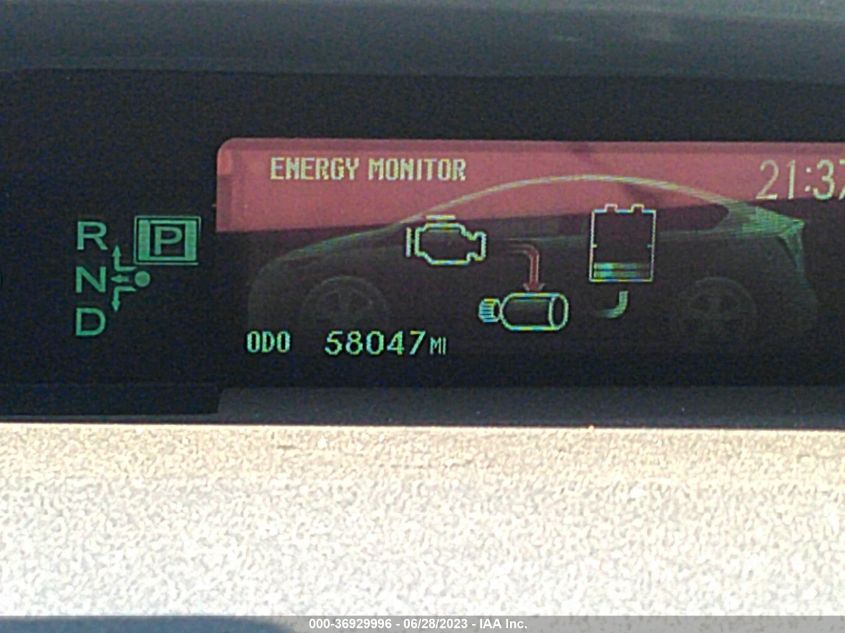 2015 TOYOTA PRIUS FOUR - JTDKN3DUXF1922495
