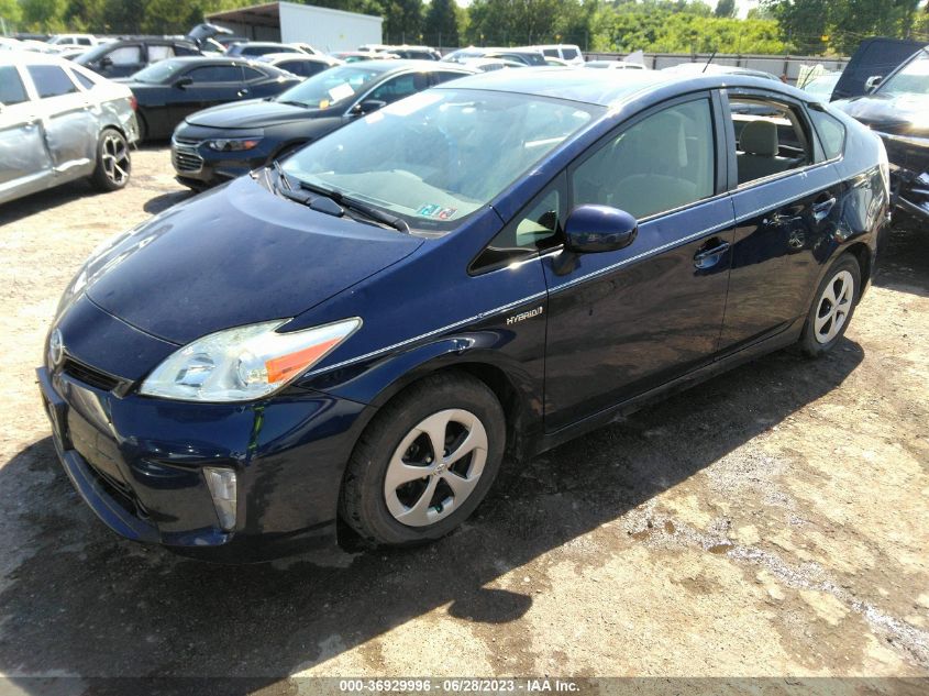 2015 TOYOTA PRIUS FOUR - JTDKN3DUXF1922495
