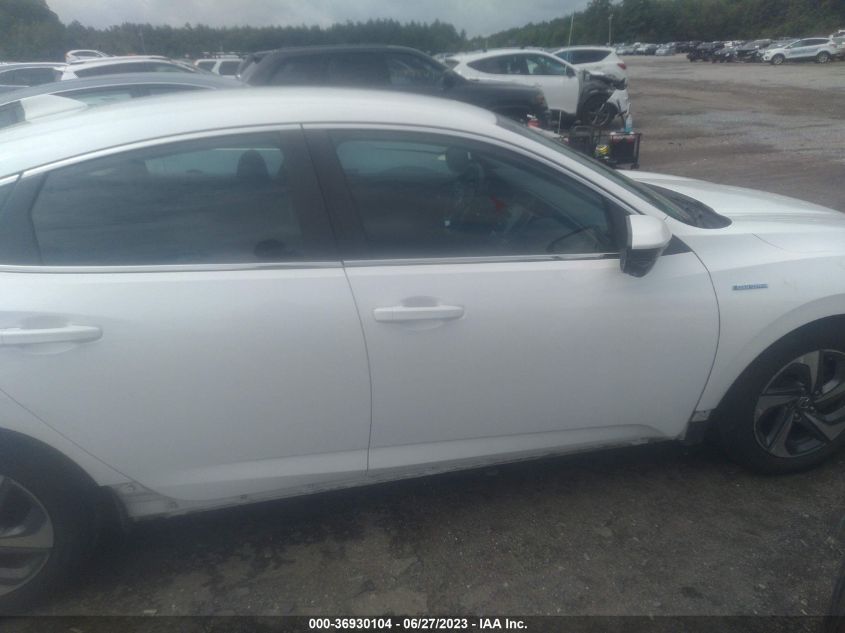 2019 HONDA INSIGHT EX - 19XZE4F57KE010327