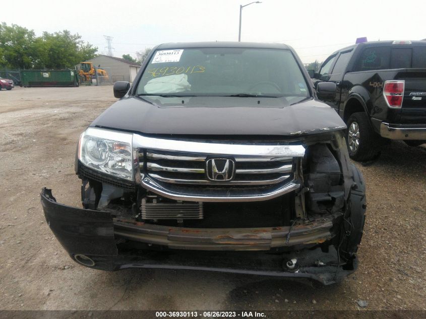 2013 HONDA PILOT EXL - 5FNYF4H54DB041814