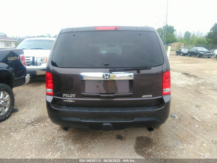 2013 HONDA PILOT EXL - 5FNYF4H54DB041814
