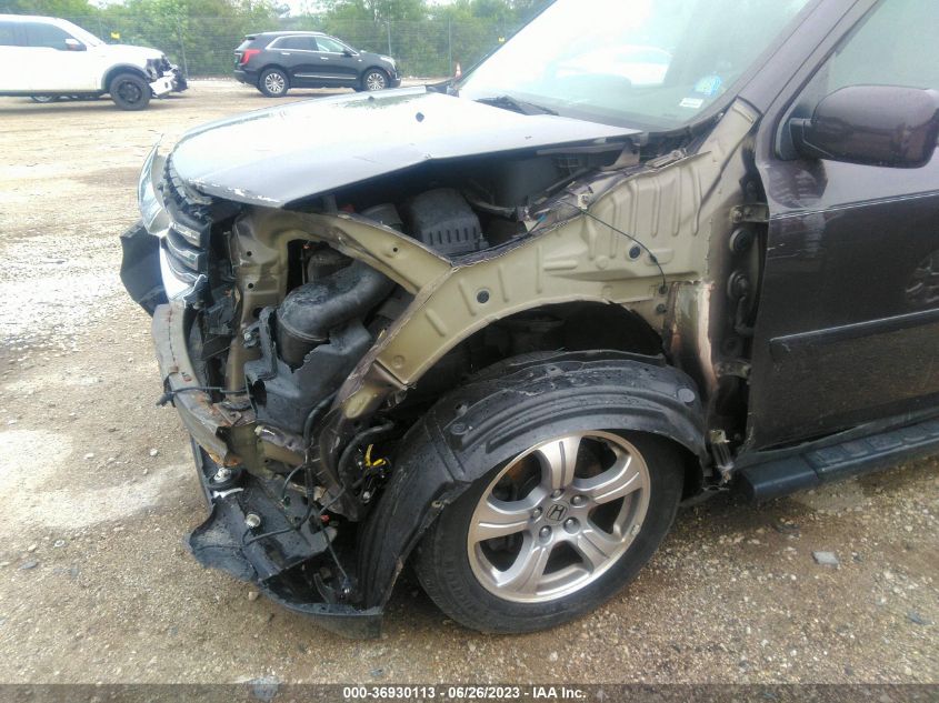 2013 HONDA PILOT EXL - 5FNYF4H54DB041814