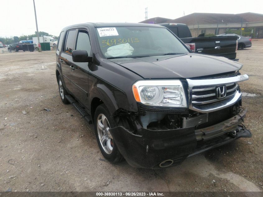 2013 HONDA PILOT EXL - 5FNYF4H54DB041814