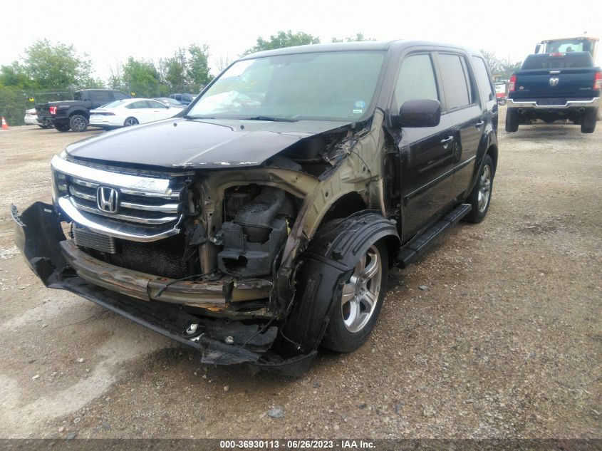 2013 HONDA PILOT EXL - 5FNYF4H54DB041814