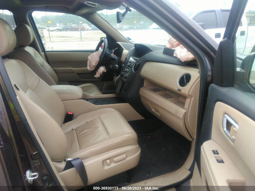 2013 HONDA PILOT EXL - 5FNYF4H54DB041814