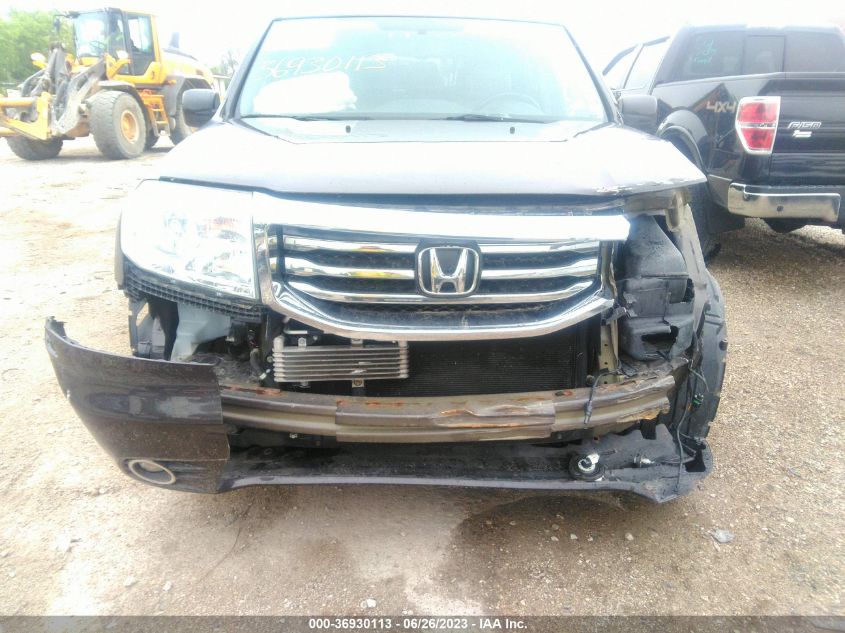 2013 HONDA PILOT EXL - 5FNYF4H54DB041814