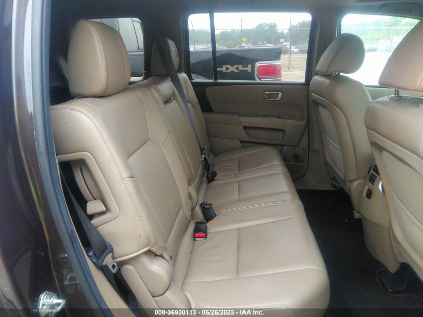 2013 HONDA PILOT EXL - 5FNYF4H54DB041814