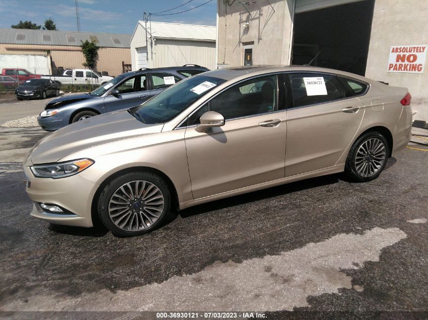 2017 FORD FUSION SE - 3FA6P0HD6HR338842